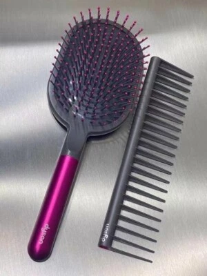 Dyson Supersonic Styling Set; Detangling Comb and Paddle Brush 969747-01 Fuchsia - Image 1 of 4