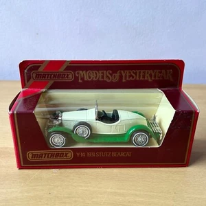 VINTAGE MATCHBOX MODELS OF YESTERYEAR Y-14 1931 STUTZ BEARCAT BOXED NEVER USED - Picture 1 of 24