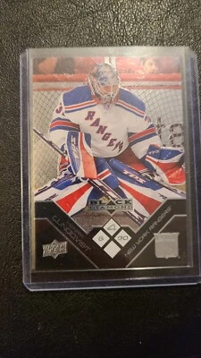 2008 09 Black Diamond Quad #180 Henrik Lundqvist New York Rangers - Image 1 of 2