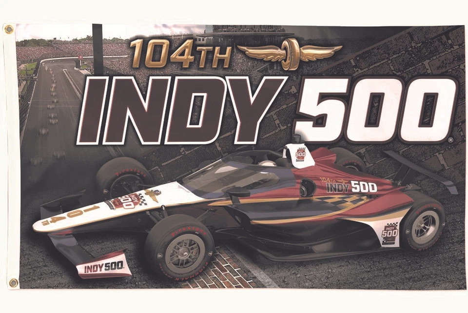 2020 Indianapolis 500 104th Running Event Collector Flag Banners 3' X 5'