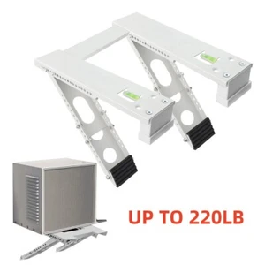 2 Arms Air Conditioner Bracket Heavy Duty Support Accessories Window Outdoor - Picture 1 of 11