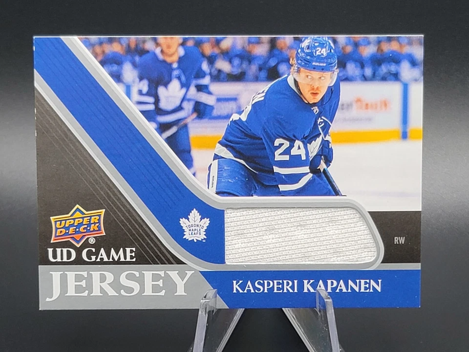 Kasperi Kapanen 2020-21 Upper Deck 1 UD Game Jersey  - Image 1 of 2