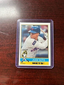 2025 Topps Heritage #92 Juan Soto 129/200 BICENTENNIAL 1776-1976 Parallel - Picture 1 of 2