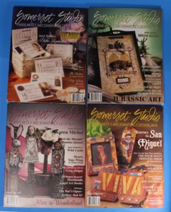 Somerset Studio Magazine Mixed Lot of 4 2002 2003 - Paper Arts / Art Stamping - Picture 1 of 18
