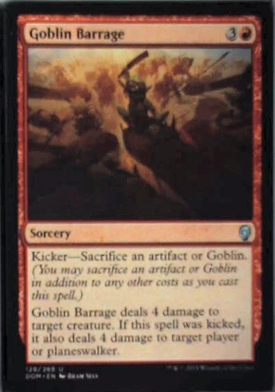 Goblin Barrage - Dominaria: #128, Magic: The Gathering Nm R118 - Image 1 of 1