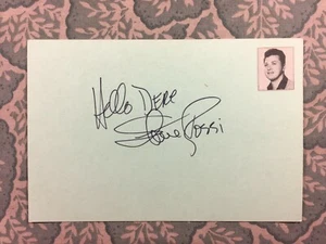 Steve Rossi - The Man from O.R.G.Y. - The Mexican - Della - Autographed 1986 - Picture 1 of 2