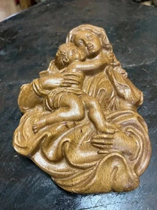 Cuadro - Virgen con niño - "Oberammergau" - madera de haya - Imagen 1 de 5