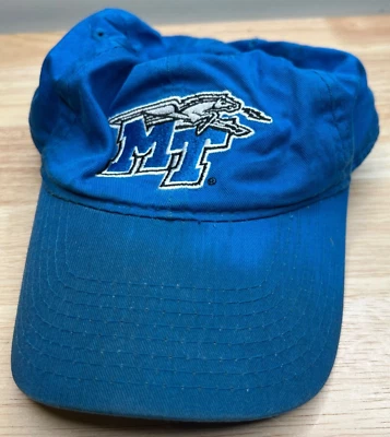 Mid. Tenn. St. Blue Raiders Snapback Hat Mens Blue Baseball Cap NCAA College - Image 1 of 4