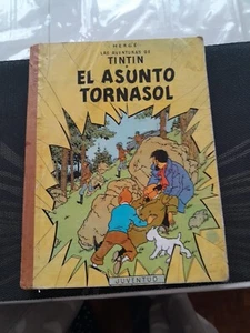 ALBUM TINTIN ESPAGNOL EL ASUNTO TORNASOL 2em editions 1965 - Photo 1/12