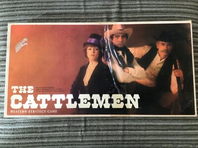 1977 The Cattlemen Board Game Selchow & Righter Complete used - Image 1 of 4
