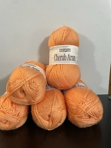 Cherub Aran Yarn By Cascade Yarns Lot Of 5 Skeins. 100 G Each. Color 83 - Picture 1 of 6