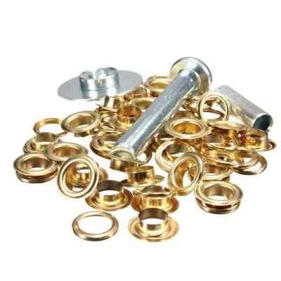 Juego de 63 piezas de lona de 12 mm juego de ojales grandes kit de tela hebilla agujero perforador herramienta de alicates Foto 1 de 4