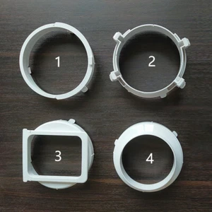 Exhaust Duct Interface For Portable Air Conditioner Exhaust Hose Tube Connector❤ - Picture 1 of 15