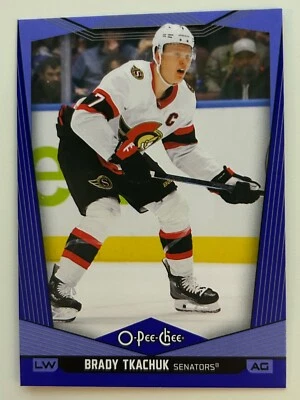 2024-25 O-Pee-Chee Hockey Blue Parallel Base cards #1-600 **Pick from list** - Image 1 of 4