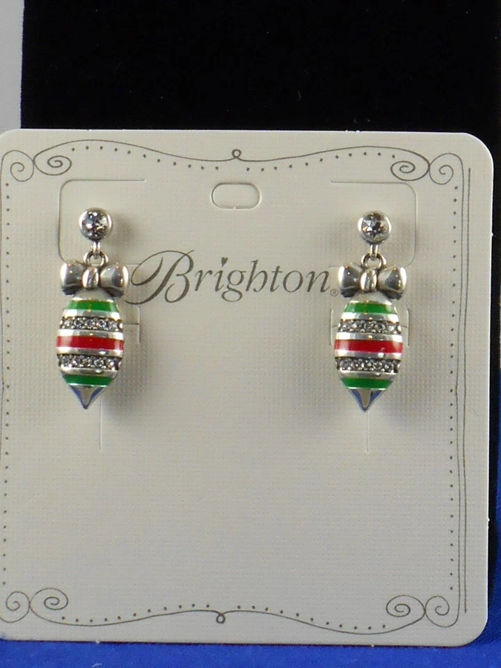 Brighton CHRISTMAS SHIMMER Post Earrings Swarovski Crystals JA8163