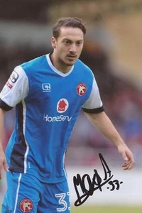 FOTO DE ACCIÓN 6x4 firmada por Walsall: Andreas Makris + certificado de autenticidad - Imagen 1 de 1