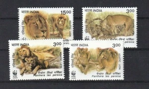 E1317 - India 1999 - MNH - Dieren / Animals (Leeuwen/Lions) -  WWF/WNF - Imagen 1 de 1
