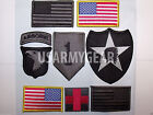 Set of 9 US Army Embroidered American Flag Military Uniform Patch Airbone