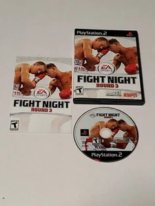 PS2 Fight Night Round 3 Sony PlayStation 2 Complete w Manual Rated T EA Sports - Picture 1 of 6