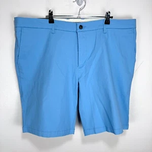 NEW Bobby Jones Signature Collection Golf Chino Shorts Sz 40 Blue Cotton Stretch - Picture 1 of 9
