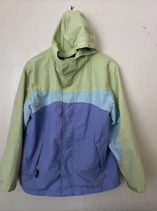 LL Bean Girls Soft Shell Jacket Rain Snow Ski Pastel Blue XL Youth Kids 18 20 - Picture 1 of 12