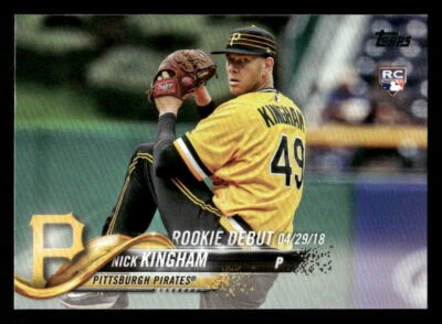 2018 Topps Update #US9 Nick Kingham Rookie RC - Image 1 of 2