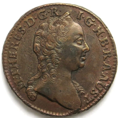[R3859] Toperhalt! 1 Kreuzer 1763 G, Rdr, Maria Theresia (1740-1780) - Imagem 1 de 2