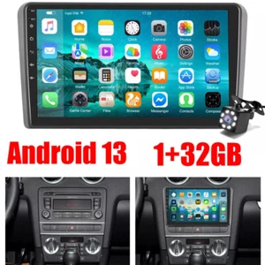 9'' Carplay Navi For Audi A3 S3 S3 RS3 2008-12 Android 13 Car Radio Navi GPS RDS - Picture 1 of 13