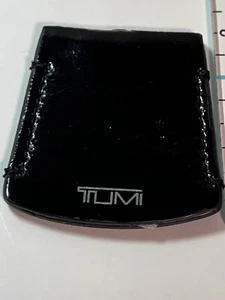 Sobre Tumi Patena Cuero Negro Monograma Nuevo - Imagen 1 de 3