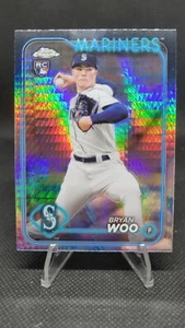 Topps Chrome RC Bryan Woo Prizm Mariners 2024 como nuevo o mejor⚾️ - Imagen 1 de 2