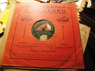 1920 YVONNE BROTHIER 1st Compl Cloches de CORNEVILLE De Creus Bauge HMV 15/16 Foto 1 de 3