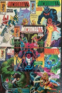 The Micronauts They Came From Inner Space 1-5 Marvel 1984 Comic Books - Picture 1 of 18