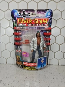 POWER SLAM WCW WRESTLERS Dennis Rodman 7" Fig. w/ Back Flippin' Backboard Action - Picture 1 of 6