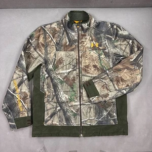 Under Armour Jacket Mens Large Realtree Scent Capture Control Camo Hunt Infrared - Picture 1 of 14