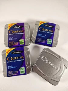 2.500 graffette Swingline Optima alta capacità gamba 3/8" 35550 senza marmellata - 4 scatole - Foto 1 di 6