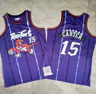 Camiseta de baloncesto Toronto Raptors Vince Carter retro vintage púrpura Foto 1 de 4