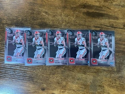 2025 Bowman Chrome University Gunner Stockton Base RC Lot (5)