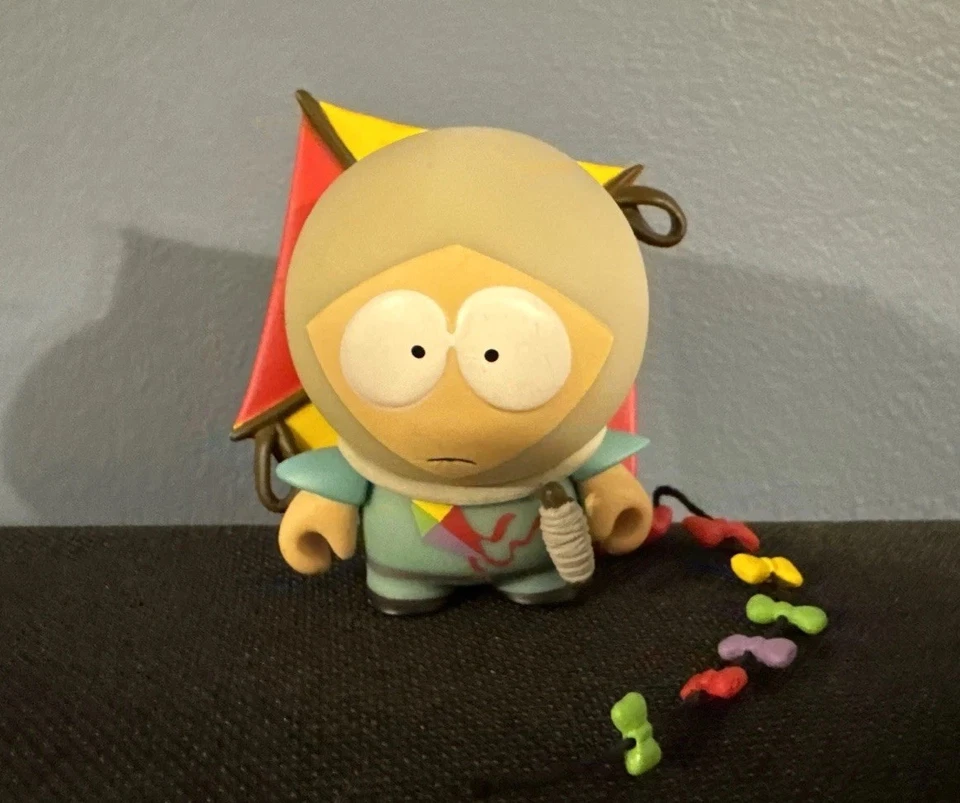 Figura de juguete de vinilo Kidrobot South Park 3" fracturada pero entera cometa humana rara Foto 1 de 4
