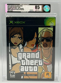 Grand Theft Auto The Trilogy Microsoft Xbox Sealed New VGA 85 Graded