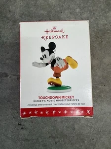 Hallmark 2016 Touchdown Mickey Mouse Disney Christmas Ornament - Picture 1 of 8