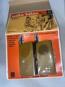 2 VINTAGE NOS FANON ROVER III WALKIE TAKIES UNTESTED 1960s-1970s MINT NEW - Picture 1 of 11