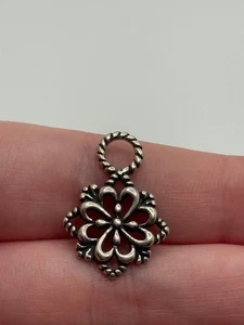 1 Single Carolyn Pollack Sterling Silver Flower Charm For Earring - Picture 1 of 8
