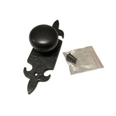 Juego de puerta interior ficticia de bronce Cousteau Signature Hardware 444522 - peltre antiguo Foto 1 de 4