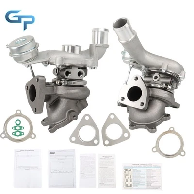 Juego de turbocompresor diestro y derecho 10-19 para Ford Explorer Taurus Lincoln MKS MKT 3,5 L Foto 1 de 4