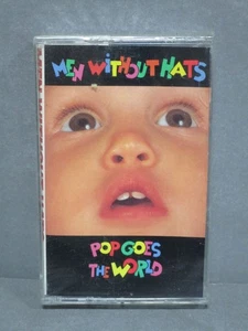 MEN WITHOUT HATS "Pop Goes The World" FACTORY SEALED NEW CASSETTE TAPE - Picture 1 of 2