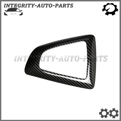 Para BMW F20 F30 F22 F32 X3 X4 Panel de perilla de cambio de marchas Fibra de carbono Estilo Cubierta ABS Foto 1 de 4