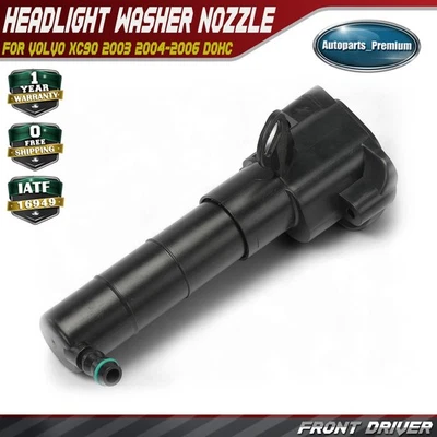 LH Driver Headlamp Headlight Washer Nozzle Sprayer Jet for Volvo XC90 2003-2006 - Image 1 of 4