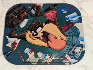 1994 Looney Tunes Tazmanian Devil Taz Mouse Pad 9"x7.75" Vintage - Picture 1 of 2