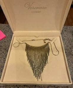 Veronese Collection Gold Tassle Necklace In Display Box - Picture 1 of 2