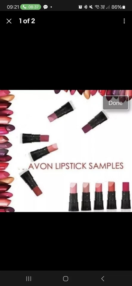 10X Avon Mini Lipstick Samples Different Shades Handbags/ Party Bag Fillers - Image 1 of 1